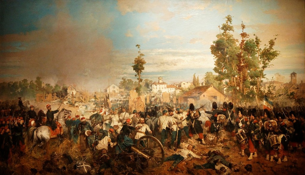 La bataille de Magenta par Gerolamo Induno, Musée de l'Armée à Paris